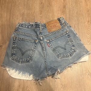 Levi denim shorts